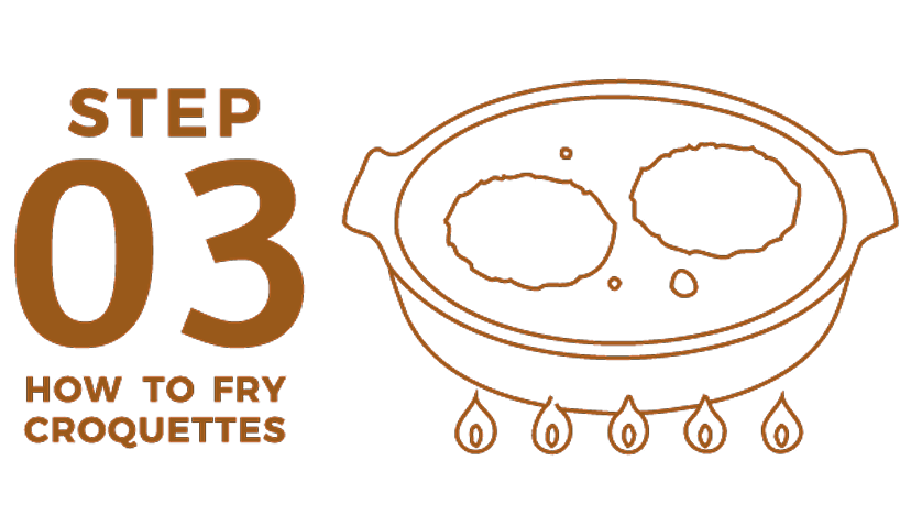 STEP03 HOW TO FRY CROQUETTES